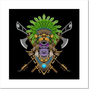 Aztec Warrior 1.4 Posters and Art